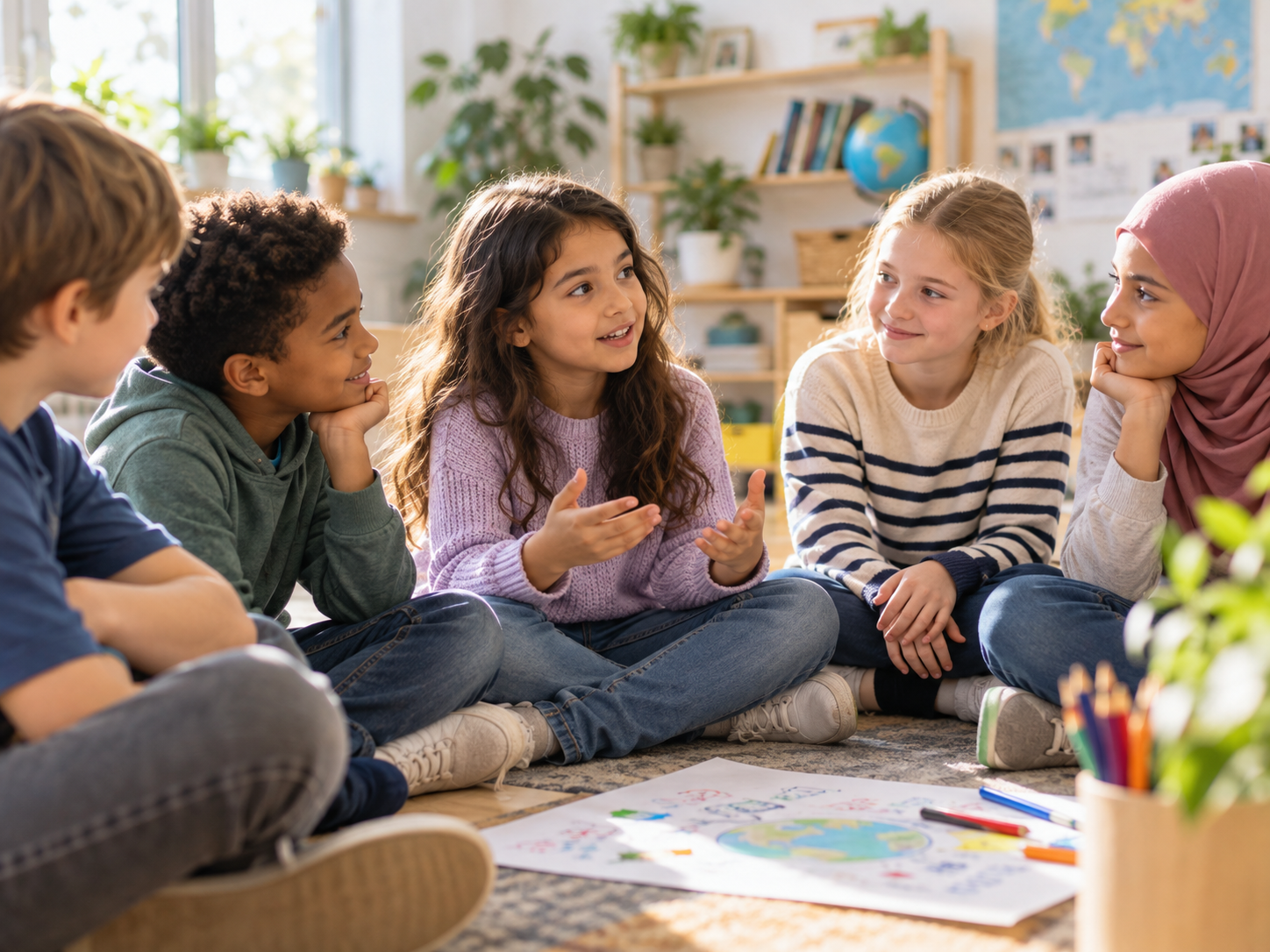 Kinder erleben Toleranz und unterschiedliche Perspektiven